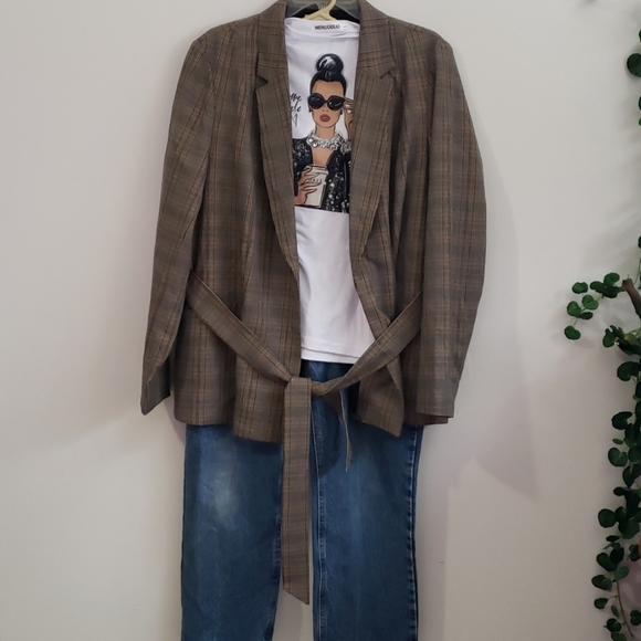 MINNA PLAID BLAZER - Picture 8 of 13